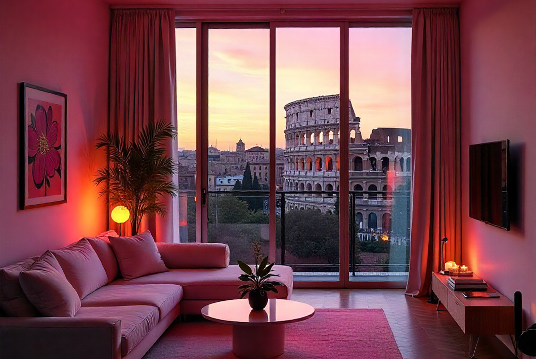 <b>A modern, minimalist Airbnb in Monti, Rome</b>