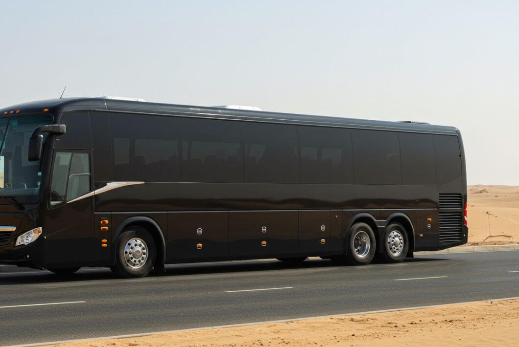 Luxury and Private Bus Rental Service in Abu Dhabi for Group Traveller
