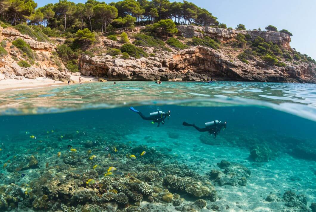 Mallorca's the Best for Snorkeling/Diving Beaches in Summer