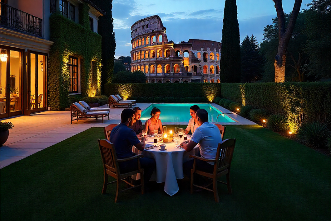 <b>Comfortable Homes with Views of the Colosseum</b>