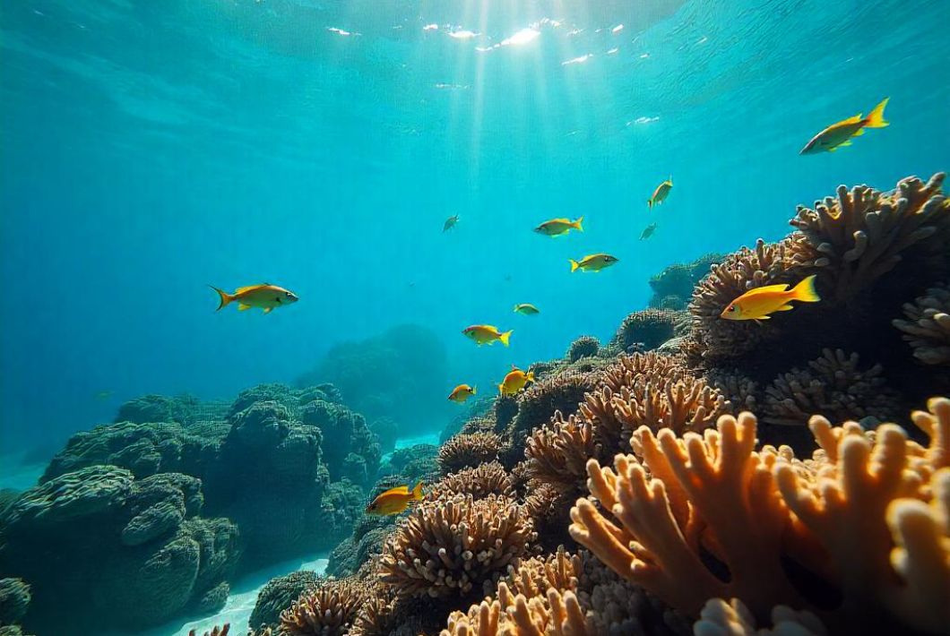<b>Coral reefs in Andros, Bahamas</b>