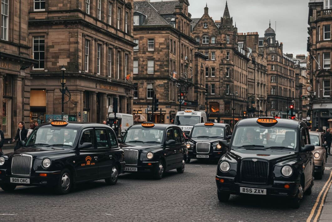 Edinburgh Airport Taxi to Edinburgh City Center