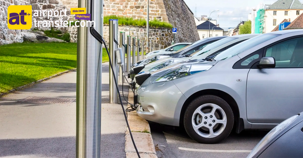 Modern Vehicles for Travel at Edinburgh Airport