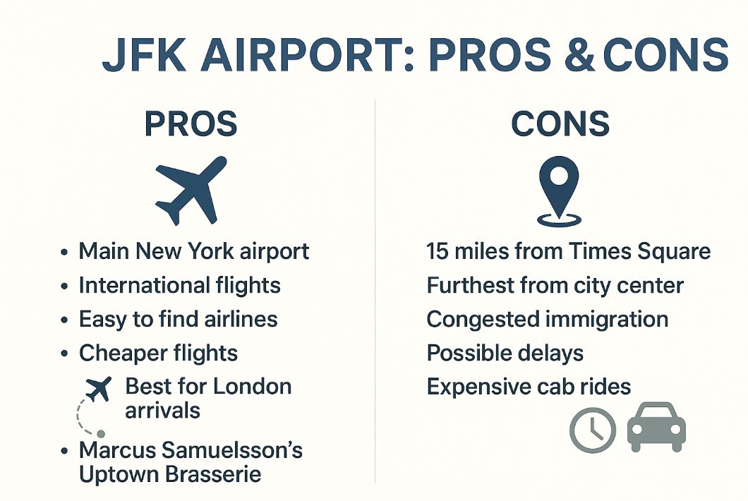 <b>JFK Airport: Ups & Downs</b>