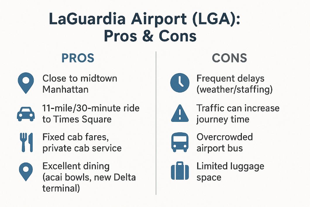 <b>LGA Airport: Ups & Downs</b>