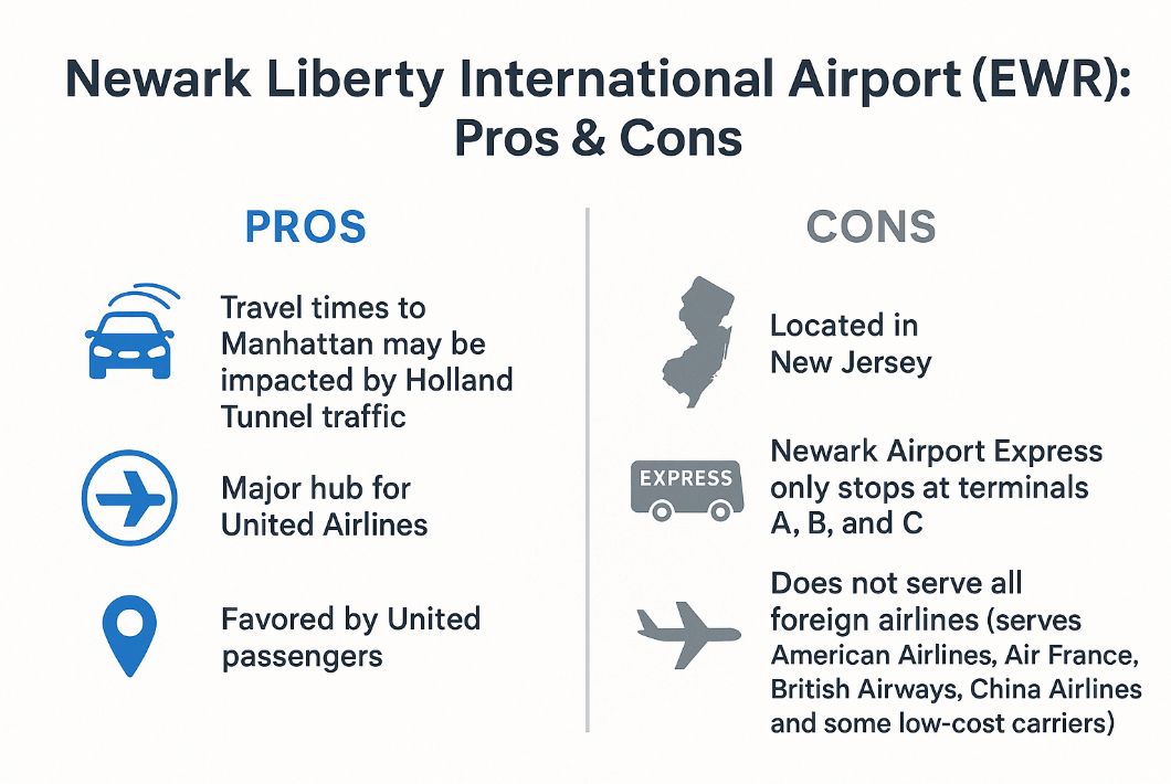 <b>EWR Airport: Ups & Downs</b>