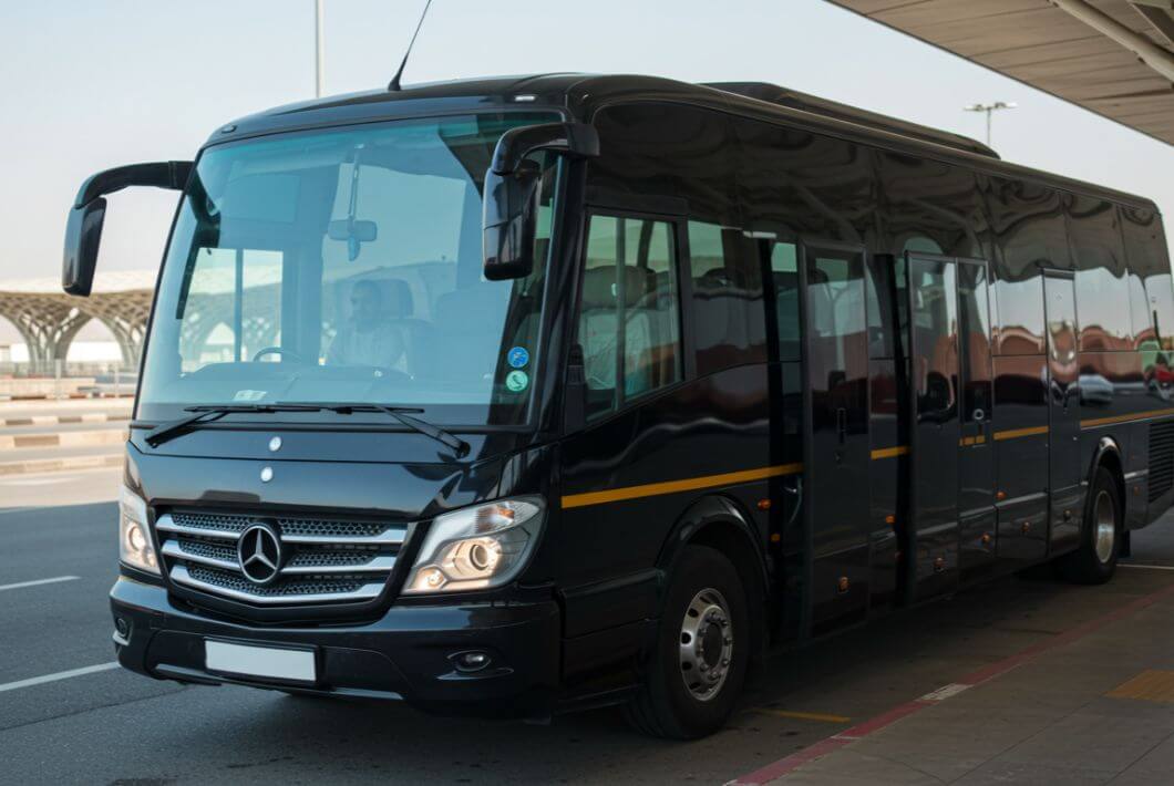 Reliable bus rental service with a driver at Iasi Airport