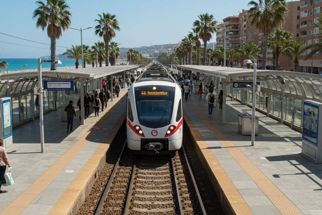 Tren del Aeropuerto de Málaga a Torremolinos