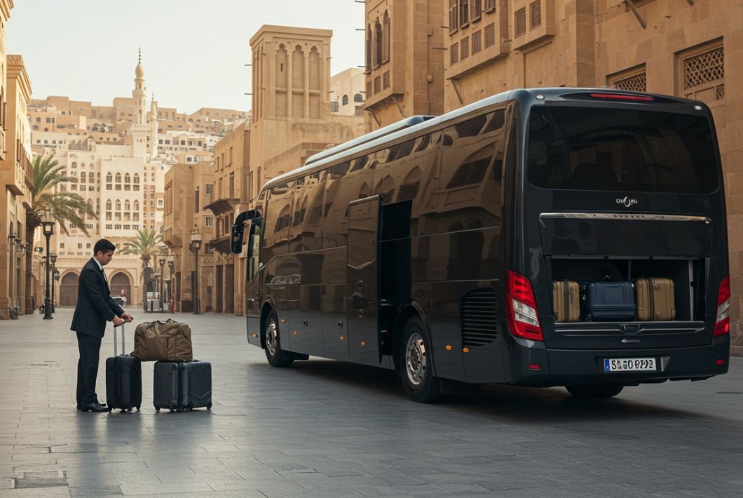 Group Bus Rental at Marrakesh Menara Airport