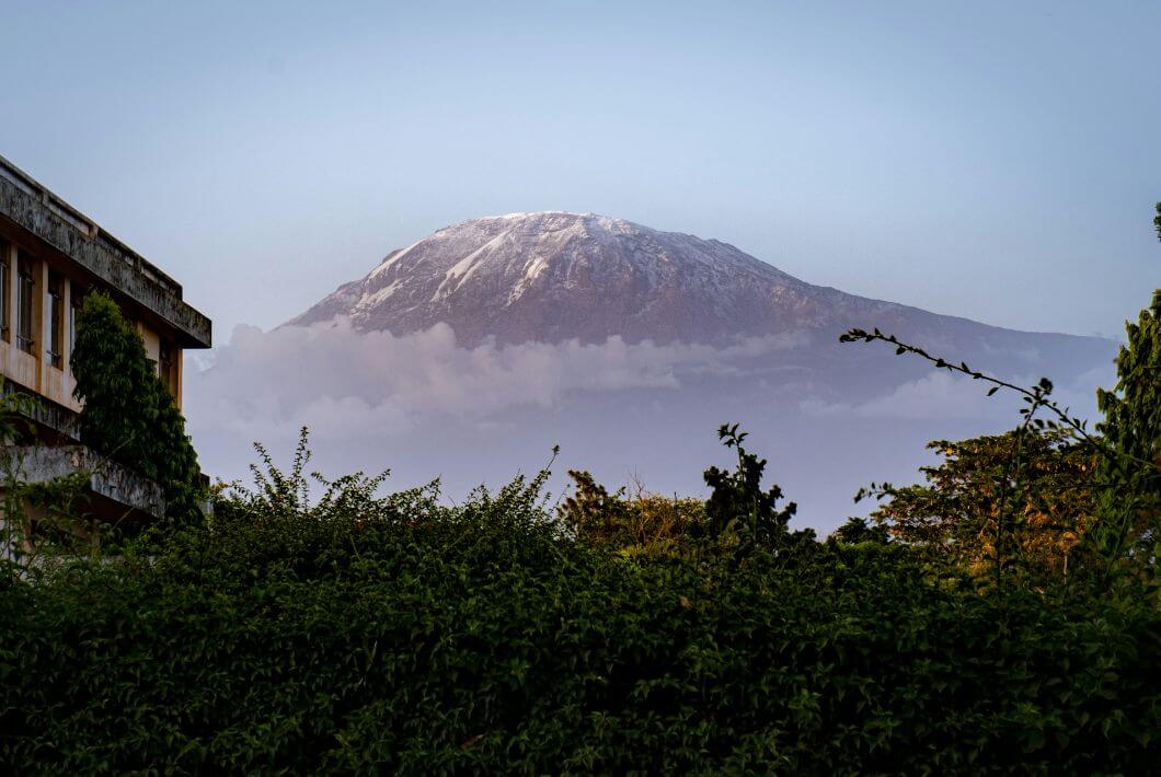 Moshi, Tanzanie Vue sur le Kilimandjaro