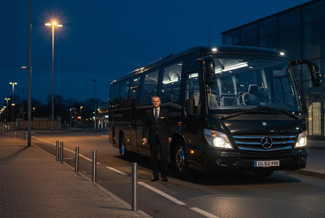 VIP Bus Rental for Group Travellers at Prague Airport