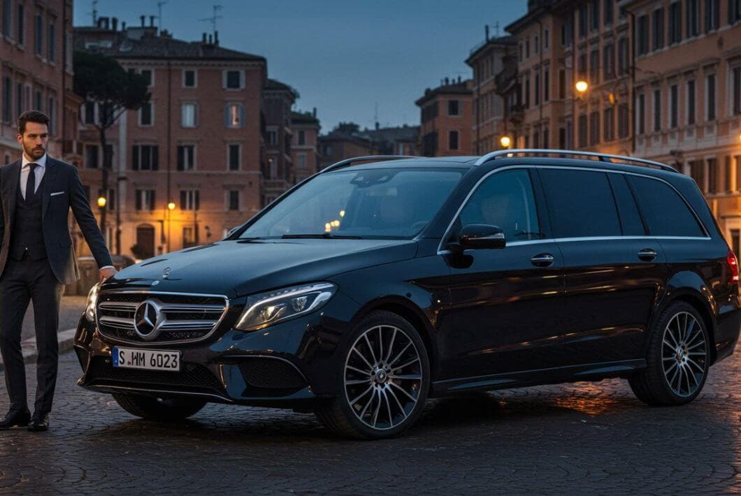 Trasferimenti in taxi dall'aeroporto di Roma con autista privato