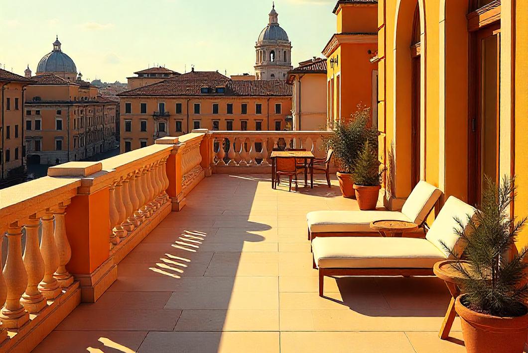 <b>Rooftop View Penthouse Close to Spanish Steps</b>