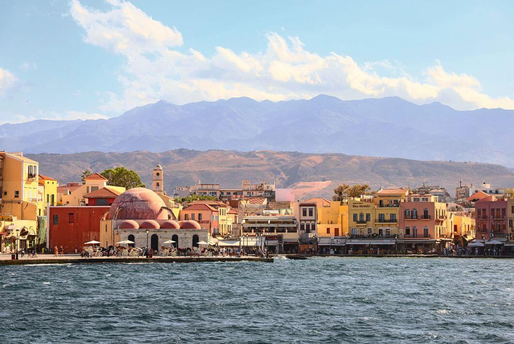 The Buildings and Sea of Chania