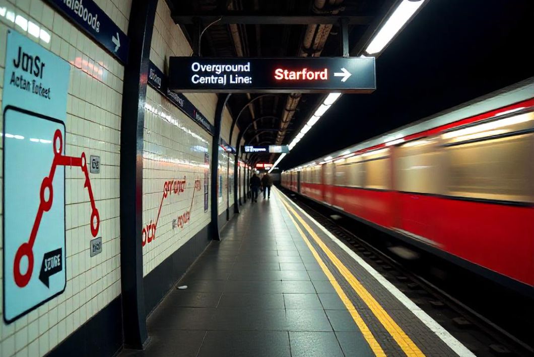 <b>Train from London Southend to Central London</b>