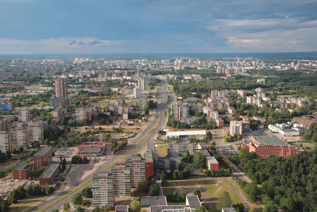 Vilnius, Lituanie, Paysage Urbain